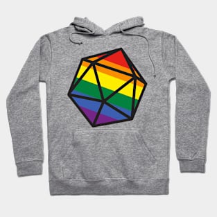 Rainbow d20 Hoodie